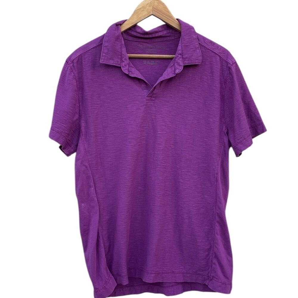 Calvin Klein  Purple Polo Shirt size large (38)